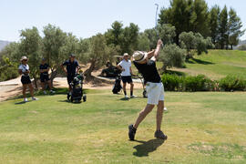 Jugada del Campeonato Europeo de Golf Universitario. Antequera. Junio de 2019