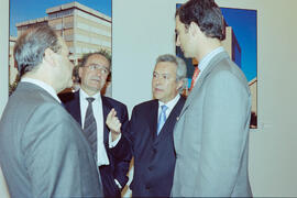 Inauguración del Rectorado por el príncipe Felipe. Málaga. Abril de 2002