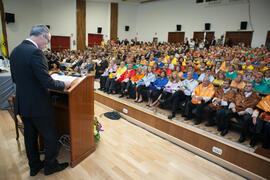 Miguel Porras en la Apertura del Curso Académico 2015/2016 de la Universidad de Málaga. Paraninfo...