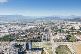 Vista aérea general. Campus de Teatinos. Diciembre de 2016