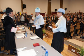 Investidura como Doctor "Honoris Causa" de Antonio Soler por la Facultad de Filosofía y...