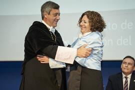 Toma de posesión de María José Berlanga Palomo como nueva Vicerrectora de Igualdad y Política Social de la Universidad de Málaga. Paraninfo. Marzo de 2024