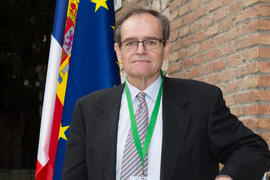 Carlos Jesús Pérez San Emeterio. XXV Cumbre Hispano-Francesa. Edificio del Rectorado. Febrero de 2017