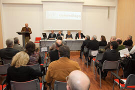 Inauguración curso de farmacología de la Universidad de Málaga. Colegio de Médicos. Málaga. Enero...