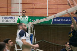 Partido UCAM - Universidad de Almería. Campeonato de España Universitario de Voleibol. Complejo Polideportivo Universitario. Abril de 2018