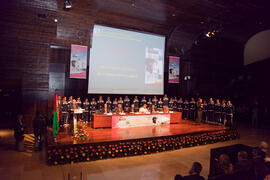Acto de Clausura del 3º Congreso Internacional de Actividad Físico-Deportiva para Mayores de la Universidad de Málaga. Palacio de Ferias y Congresos de Málaga. Marzo de 2009