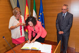 Toma de posesión del personal docente e investigador de la Universidad de Málaga. Rectorado. Octu...