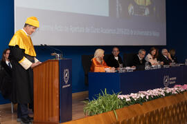 Lectura de lección inaugural. Apertura del Curso Académico 2019/2020 de la Universidad de Málaga....