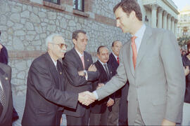 Inauguración del Rectorado por el príncipe Felipe. Málaga. Abril de 2002