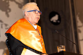 Apertura del Curso Académico 2013/2014 de la Universidad de Málaga. Complejo de Estudios Sociales y Comercio. Octubre de 2013