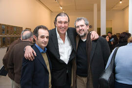 Inauguración de la exposición de Lorenzo Saval. Rectorado. Enero de 2008