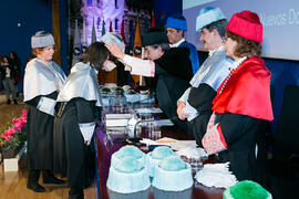 Investidura de nuevos doctores por la Universidad de Málaga. Paraninfo. Enero de 2019