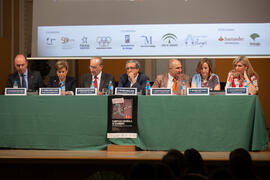 Inauguración de las jornadas. Olimpiada Española de Economía, Fase Nacional. Sala Unicaja de Conciertos María Cristina. Málaga. Junio de 2015