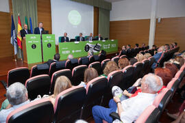 Presentación del coleccionable de Diario Sur "Estampas de Málaga 2". Edificio del Rectorado. Septiembre de 2016