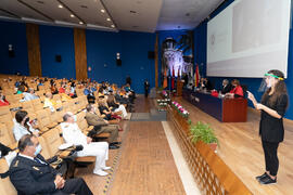Intervención de José Ángel Narváez. Apertura del Curso Académico 2020/2021 de la Universidad de Málaga. Paraninfo. Septiembre de 2020