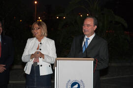 Inauguración del alumbrado del Campus de Teatinos. Málaga. Junio de 2013