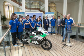 Presentación del proyecto "UMA Racing Team 2017/2018". Edificio del Rectorado. Junio de...