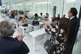 Visita a la nueva facultad de Psicología y Logopedia de la Universidad de Málaga tras su inaugura...