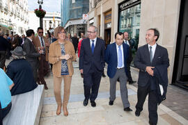 Inauguración de la exposición "UMA 40 años compartiendo futuro" en Calle Larios. Octubr...