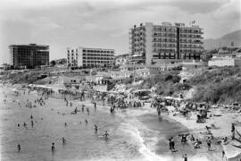 Málaga. Torremolinos. Hotel Tritón. Agosto de 1963