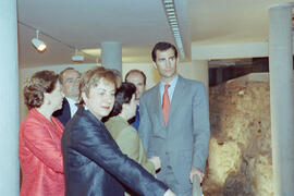 Inauguración del Rectorado por el príncipe Felipe. Málaga. Abril de 2002