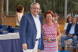 Homenaje al personal jubilado o que cumple 25 años de servicio en la Universidad de Málaga. Jardí...