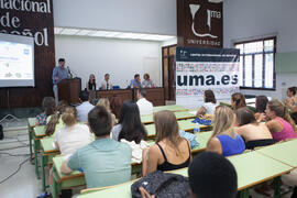 Intervención de Gaspar Garrote. Graduación del alumnado del CIE de la Universidad de Málaga. Cent...