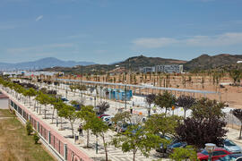 Obras del nuevo Pabellón de Gobierno. Campus de Teatinos. Mayo de 2021
