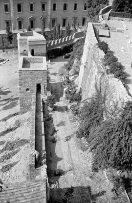 Málaga. Vistas de la Alcazaba. Septiembre de 1963