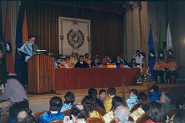 Apertura del Curso Académico 1989/1990 de la Universidad de Málaga. Teatro María Cristina. Octubre de 1989
