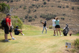 Jugadores en el Campeonato Europeo de Golf Universitario. Antequera. Junio de 2019