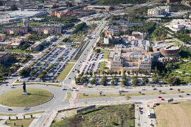 Vista aérea general. Campus de Teatinos. Diciembre de 2016