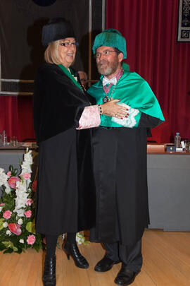 Investidura como Doctor "Honoris Causa" de D. Humberto Maturana Romesín y D. José Gimeno Sacristán por la Universidad de Málaga. Facultad de Derecho. Noviembre de 2010