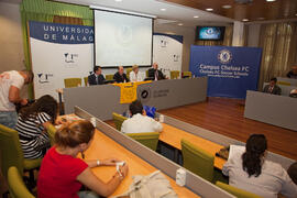 Presentación del Campus Chelsea FC Foundation. Rectorado. Junio de 2010