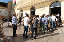 Momentos previos a la apertura del Curso Académico 2019-2020 de la Escuela Técnica Superior de Arquitectura de la Universidad de Málaga. Teatro Cervantes. Octubre de 2019