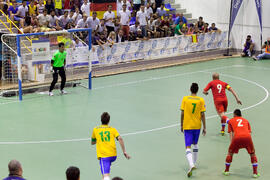 Partido Rusia contra Brasil. 14º Campeonato del Mundo Universitario de Fútbol Sala 2014 (FUTSAL)....