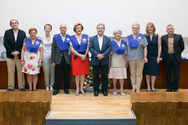 Graduación del curso del Aula de Mayores de la Universidad de Málaga. Paraninfo. Junio de 2017