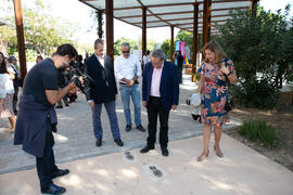 Inauguración de la primera "Isla y Senda Verde" de la Universidad de Málaga. Facultad de Ciencias de la Comunicación y Turismo. Octubre de 2019