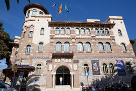 Fachada del edificio del Rectorado. Noviembre de 2014