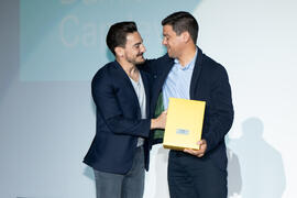 Entrega del premio Deportista Malagueño al karateka Damián Quintero . Gala del Deporte Universita...