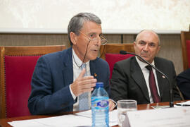 Juan Francisco Zambrana en el acto conmemorativo del 50 Aniversario de la Facultad de Económicas....