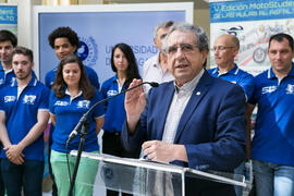 José Ángel Narváez. Presentación del proyecto "UMA Racing Team 2017/2018". Edificio del...