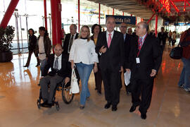 Llegada de Autoridades al Acto de Inauguración. 3º Congreso Internacional de Actividad Físico-Deportiva para Mayores de la Universidad de Málaga. Palacio de Ferias y Congresos de Málaga. Marzo de 2009