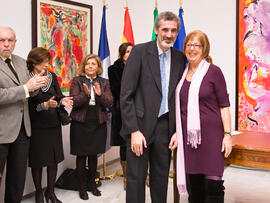 Toma de posesión de nuevos catedráticos y profesores titulares de la Universidad de Málaga. Edifi...