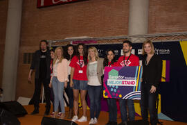 Entrega de premios a mejor stand. Jornadas de Puertas Abiertas de la Universidad de Málaga. Compl...