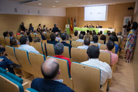 Reunión con el ministro de Ciencia, Innovación y Universidades, en el edificio The Green Ray. Cam...