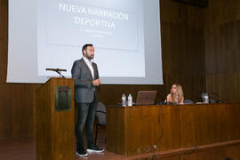 Ponencia de Antonio Esteva sobre periodismo deportivo. Curso "Información y Comunicación&quo...