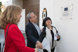 Inauguración de la sala de exposiciones "Espacio Cero" en el Contenedor Cultural. Campu...