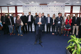 José Ángel Narváez en la inauguración de las Jornadas de Puertas Abiertas de la Universidad de Má...