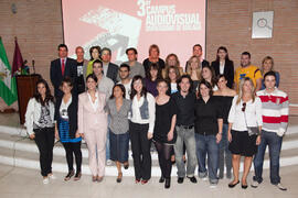 Presentación de spots en el 3º Campus Audiovisual de la Universidad de Málaga: Creatividad Publicitaria. Facultad de Ciencias de la Comunicación. Octubre de 2009